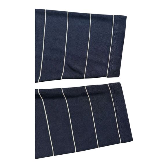 Chicos Travelers Black Snap Button Up Stripe‎ ~ Acetate Size 3 (Large) - Picture 6 of 14